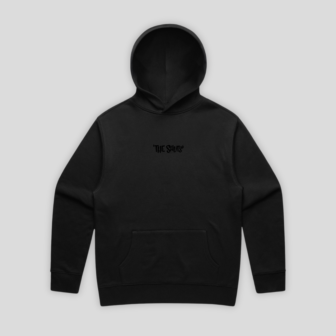 'THE SHUTS' Relax Hoodie- Black
