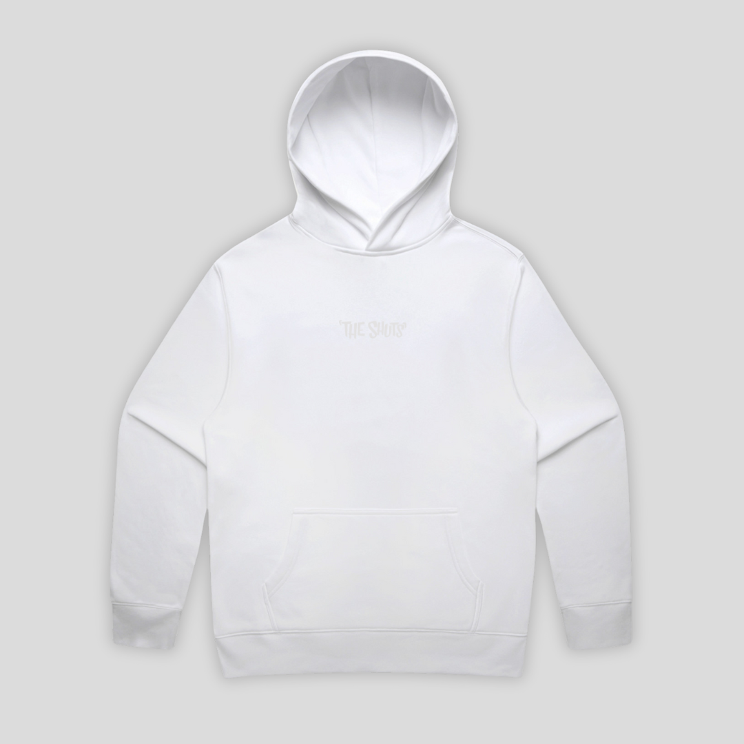 'THE SHUTS' Relax Hoodie- White