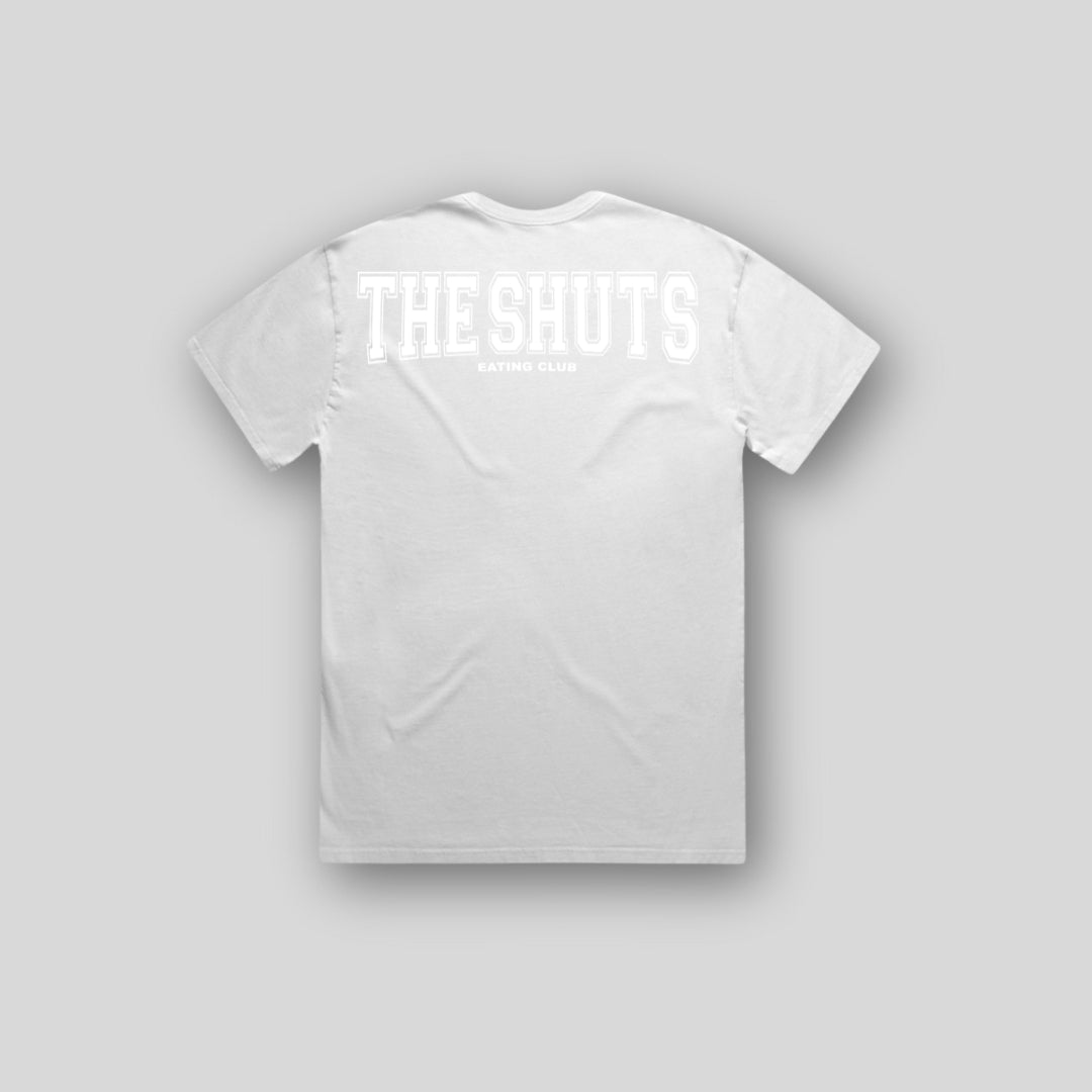 'CLUBSHUTS' Faded T-shirt-White