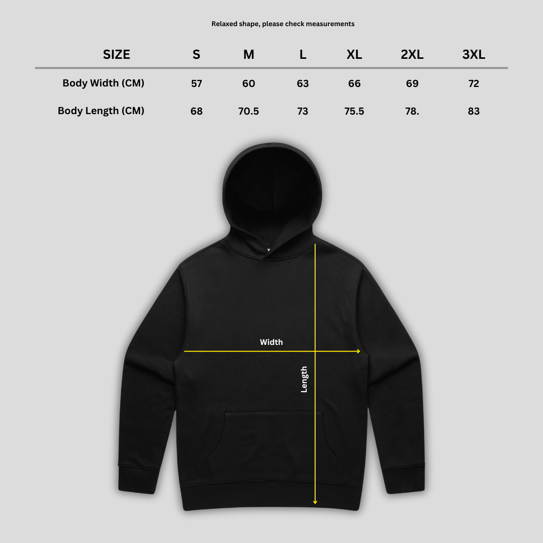 'THE SHUTS' Relax Hoodie- Black